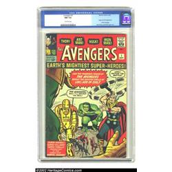 The Avengers #1 (Marvel, 1963) CGC NM 9.4 Off-white pages. This glossy, tight and flat book is a won
