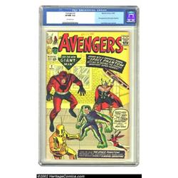 The Avengers #2 (Marvel, 1963) CGC VF/NM 9.0 Off-white pages. Bright yellows and reds make this copy