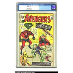 The Avengers #2 (Marvel, 1963) CGC FN/VF 7.0 Cream to off-white pages. Just another Jack Kirby heirl