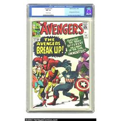 The Avengers #10 (Marvel, 1964) CGC NM 9.4 Off-white pages. The colors on this Near Mint comic just.