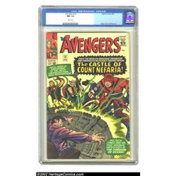 The Avengers #13 (Marvel) CGC NM- 9.2 White pages. "You'll gasp in amazement at the most unexpected.