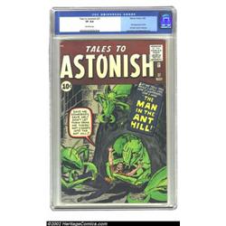 Tales to Astonish #27 (Marvel, 1962) CGC VF 8.0 Off-white pages. Ant-Man hits the scene in his first