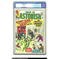 Tales to Astonish #50 (Marvel, 1963) CGC NM 9.4 Off-white pages. This issue features the origin and.
