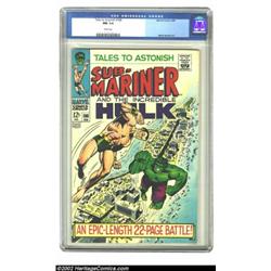 Tales to Astonish #100 (Marvel, 1968) CGC NM 9.4 White pages. This is the second-to-last issue of th