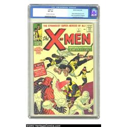X-Men #1 (Marvel, 1963) CGC VF+ 8.5 Off-white to white pages. The origin and first appearance of the