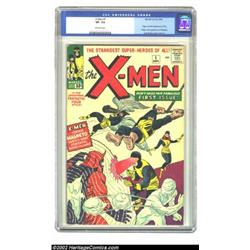 X-Men #1 (Marvel, 1963) CGC VF- 7.5 Off-white pages. Featuring the origin and first appearance of th