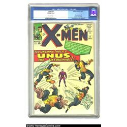 X-Men #8 (Marvel, 1964) CGC VF/NM 9.0 Off-white pages. Along with The Amazing Spider-Man, this title