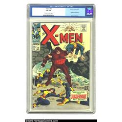 X-Men #32 (Marvel, 1967) CGC VF 8.0 Off-white to white pages. The Juggernaut is one of the most impo