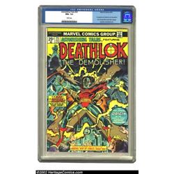 Astonishing Tales #25 (Marvel, 1974) CGC NM+ 9.6 White pages. Deathlok the Demolisher makes a grand.