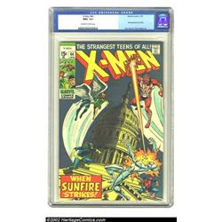 X-Men #64 (Marvel, 1970) CGC NM+ 9.6 Off-white to white pages. This is an exceptional copy with inte