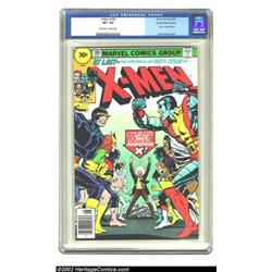 X-Men #100 30-cent Variant (Marvel, 1976) CGC VF+ 8.5 Off-white to white pages. These 30-cent varian