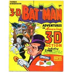3-D Batman #1 (DC, 1966) Apparent FN/VF. This oversized comic explodes with "Bat-pounding" three-dim