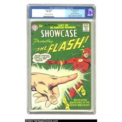 Showcase #8 Bethlehem pedigree (DC, 1957) CGC VF 8.0 Cream to off-white pages. DC turned Carmine Inf