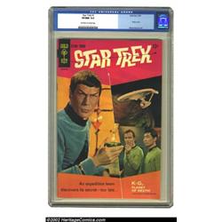Star Trek #1 Photo Back Variant (Gold Key, 1967) CGC VF/NM 9.0 Off-White to white pages. This is the