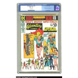 Adventure Comics #416 (DC, 1972) CGC NM+ 9.6 Off-white pages. This issue, also known as DC 100 Page.