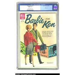 Barbie and Ken #2 (Dell, 1962) CGC NM+ 9.6 Cream to off-white pages. Here is an incredibly beautiful