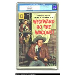 Four Color #738 Circle 8 pedigree Double cover (Dell, 1956) CGC NM+ 9.6 Off-white to white pages. Fr