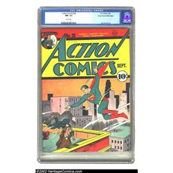 Action Comics #28 Mile High pedigree (DC, 1940) CGC NM- 9.2 White pages. This is a stunning Mile Hig