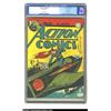 Image 1 : Action Comics #63 "D" Copy pedigree (DC, 1943) CGC VF+ 8.5 Off-white pages. Jack Burnley offers up a