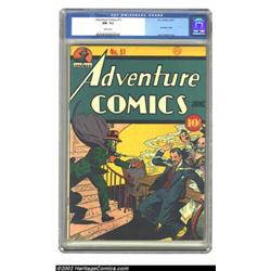 Adventure Comics #51 (DC, 1940) CGC NM- 9.2 White pages. In the infant years of comics' Golden Age,.