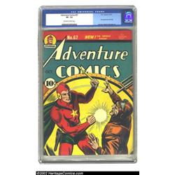 Adventure Comics #67 (DC, 1941) CGC VF- 7.5 Off-white to white pages. Jack Burnley gets his just des