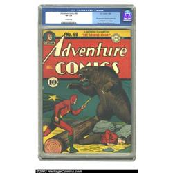 Adventure Comics #69 (DC, 1941) CGC VF- 7.5 Off-white pages. The artistic collaborators of Burnley,.