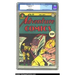 Adventure Comics #99 "D" Copy pedigree (DC, 1945) CGC VF/NM 9.0 Off-white pages. Jack Kirby was in h