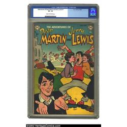 Adventures of Dean Martin and Jerry Lewis #1 (DC, 1952) CGC VF- 7.5 Cream to off-white pages. The ch