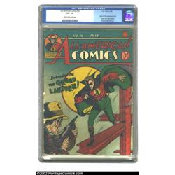 All-American Comics #16 (DC, 1940) CGC VG- 3.5 Cream to off-white pages. This first appearance of Gr