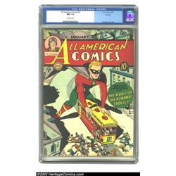 All-American Comics #55 Hawkeye pedigree (DC, 1944) CGC NM- 9.2 Off-white pages. This Hawkeye copy l