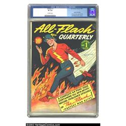 All-Flash #1 (DC, 1941) CGC VF 8.0 Off-white pages. If you covet the Near Mint copy of this mileston