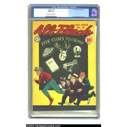 All-Flash #16 (DC, 1944) CGC NM- 9.2 Off-white to white pages. Flash and his sidekicks are off to ta