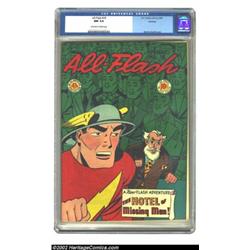 All-Flash #18 Hawkeye pedigree (DC, 1945) CGC NM 9.4 Off-white to white pages. The magnificent condi