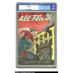 All-Flash #29 (DC, 1947) CGC VF/NM 9.0 Off-white pages. In a bizarre twist of history, we find the K