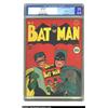 Image 1 : Batman #8 (DC, 1942) CGC VF+ 8.5 Off-white to white pages. This endearing image of Batman and Robin.