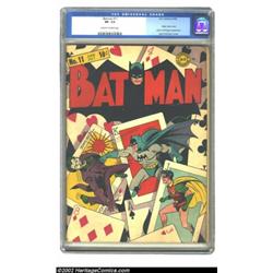 Batman #11 (DC, 1942) CGC VF- 7.5 Off-white to white pages. Golden Age issues of Batman are not turn