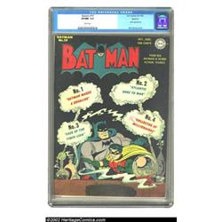 Batman #19 Spokane pedigree (DC, 1943) CGC VF/NM 9.0 White pages. This is a great Batman issue with.