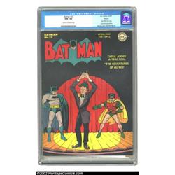 Batman #22 Twilight pedigree (DC, 1944) CGC NM- 9.2 Cream to off-white pages. Alfred gets his day in