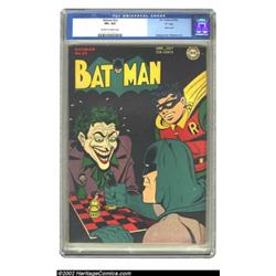 Batman #23 "D" Copy pedigree (DC, 1944) CGC VF+ 8.5 Off-white to white pages. The dynamic artist duo