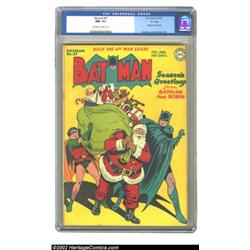 Batman #27 "D" Copy pedigree (DC, 1945) CGC NM- 9.2 Off-white to white pages. Even before we noted O