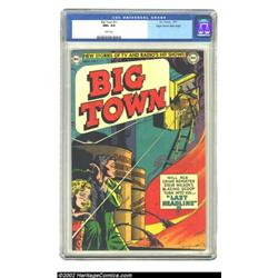 Big Town #11 Mile High pedigree (DC, 1951) CGC NM+ 9.6 White pages. It is difficult to image a '50s.