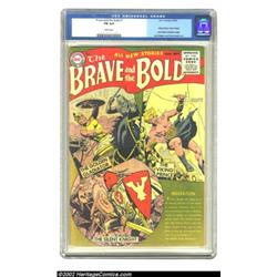 The Brave and the Bold #1 (DC, 1955) CGC FN 6.0 White pages. The inaugural issue previewed swords-an