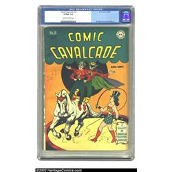 Comic Cavalcade #16 (DC, 1946) CGC VF/NM 9.0 Off-white to white pages. E. E. Hibbard and H. G. Peter