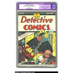 Detective Comics #29 (DC, 1939) CGC Apparent VF 8.0 Slight (P) Off-white pages. Two issues after Bat