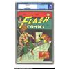 Image 1 : Flash Comics #71 (DC, 1946) CGC NM- 9.2 Off-white pages. Joe Kubert created one of the most memorabl