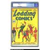 Image 1 : Leading Comics #1 (DC, 1941) CGC VF/NM 9.0 Off-white pages. This high-grade premiere issue features.