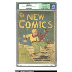 New Comics #1 (DC, 1935) CGC Qualified FR/GD 1.5 Cream to off-white pages. Offered here is an exceed