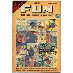 New Fun Comics #3 (DC, 1935) Condition: VG. DC's third comic ever published features fandom's first.
