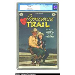 Romance Trail #1 Mile High pedigree (DC, 1949) CGC VF- 7.5 Off-white to white pages. Even apart from