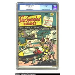Star Spangled Comics #31 "D" Copy pedigree (DC, 1944) CGC VF/NM 9.0 Off-white pages. Another war cov